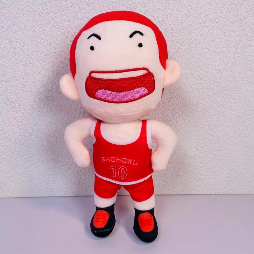 26cm Anime Slam Dunk Plush Stuffed Toys Sakuragi Hanamichi Kaede Rukawa Cartoon Stuffed Doll Christmas Birthday 1 - Slam Dunk Shop