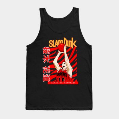 Hanamichi Sakuragi With Basketball Tank Top Official onepiece Merch