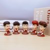 5pcs Set Car Interior Decoration Kawai Anime Slam Dunk Hanamichi Sakuragi Action Figure Figurines Ornament Auto 3 - Slam Dunk Shop