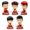 5pcs Set Car Interior Decoration Kawai Anime Slam Dunk Hanamichi Sakuragi Action Figure Figurines Ornament Auto 5 - Slam Dunk Shop