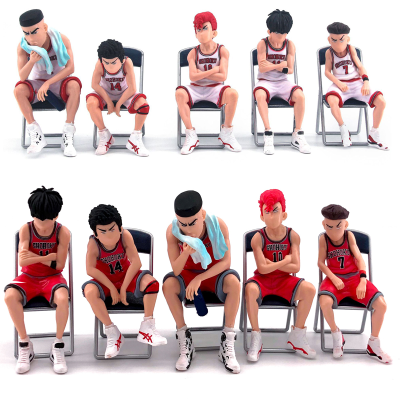 5pcs set Slam Dunk Figure PVC Action Toy Kaede Rukawa Hanamichi Sakuragi Takenori Miyagi Ryota Collection - Slam Dunk Shop