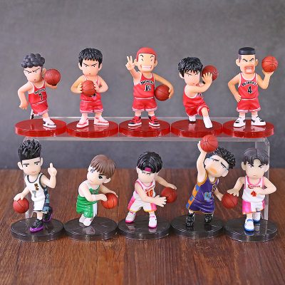 Anime SLAM DUNK Hanamichi Sakuragi Rukawa Kaede Miyagi Ryota Mitsui Hisashi Akagi Takenori PVC Figures Toys - Slam Dunk Shop