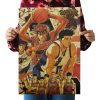 Anime SLAM DUNK Retro kraft paper poster home decoration painting wall sticker 50 5x35cm 2 - Slam Dunk Shop