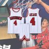 Anime Slam Dunk Cosplay Sakuragi Hanamichi Jersey Kaede Rukawa Cosplay Costume Jersey Shohoku School Basketball Team 5 - Slam Dunk Shop