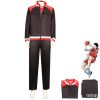 Anime Slam Dunk Rukawa Kaede Sakuragi Hanamichi Cosplay Costume Black Sportswear Uniform Coat Man Woman Halloween - Slam Dunk Shop