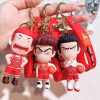 Kawaii Japan Anime Slam Dunk Sakuragi Hanamichi Keychains PVC Cartoon Figure Model Pendant Keyrings Figure Key - Slam Dunk Shop