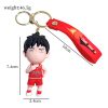 Kawaii Japan Anime Slam Dunk Sakuragi Hanamichi Keychains PVC Cartoon Figure Model Pendant Keyrings Figure Key 4 - Slam Dunk Shop