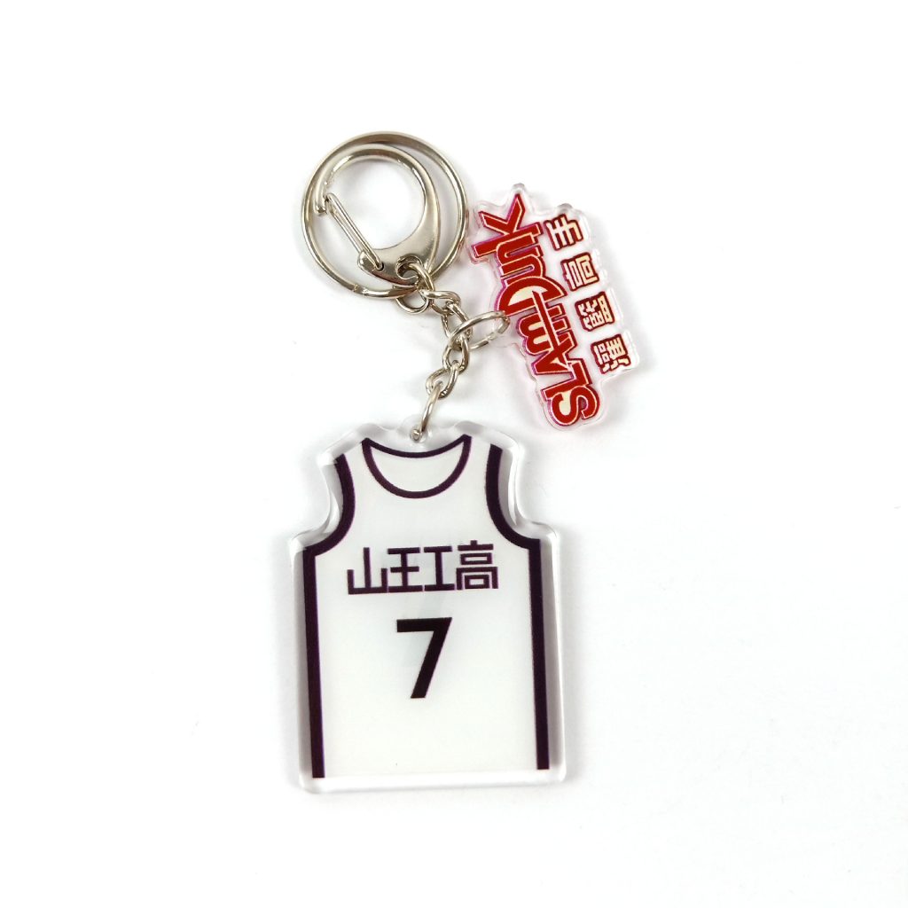 Keychain Man Slam Dunk Key Chain Women Anime Acrylic Key Ring Chain for Pants Sakuragi Hanamichi 2 - Slam Dunk Shop