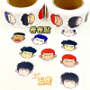 Slam Dunk Stationery Stickers Anime Sakuragi Hanamichi Kaede Rukawa Sticker Stationery Student sellotape Waterproof Kawaii Decor 2 - Slam Dunk Shop