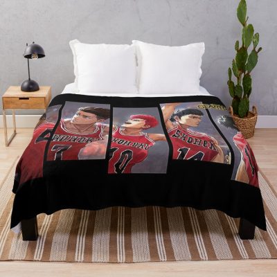 Slam Dunk Basketball Anime Throw Blanket Official Slam Dunk Merch