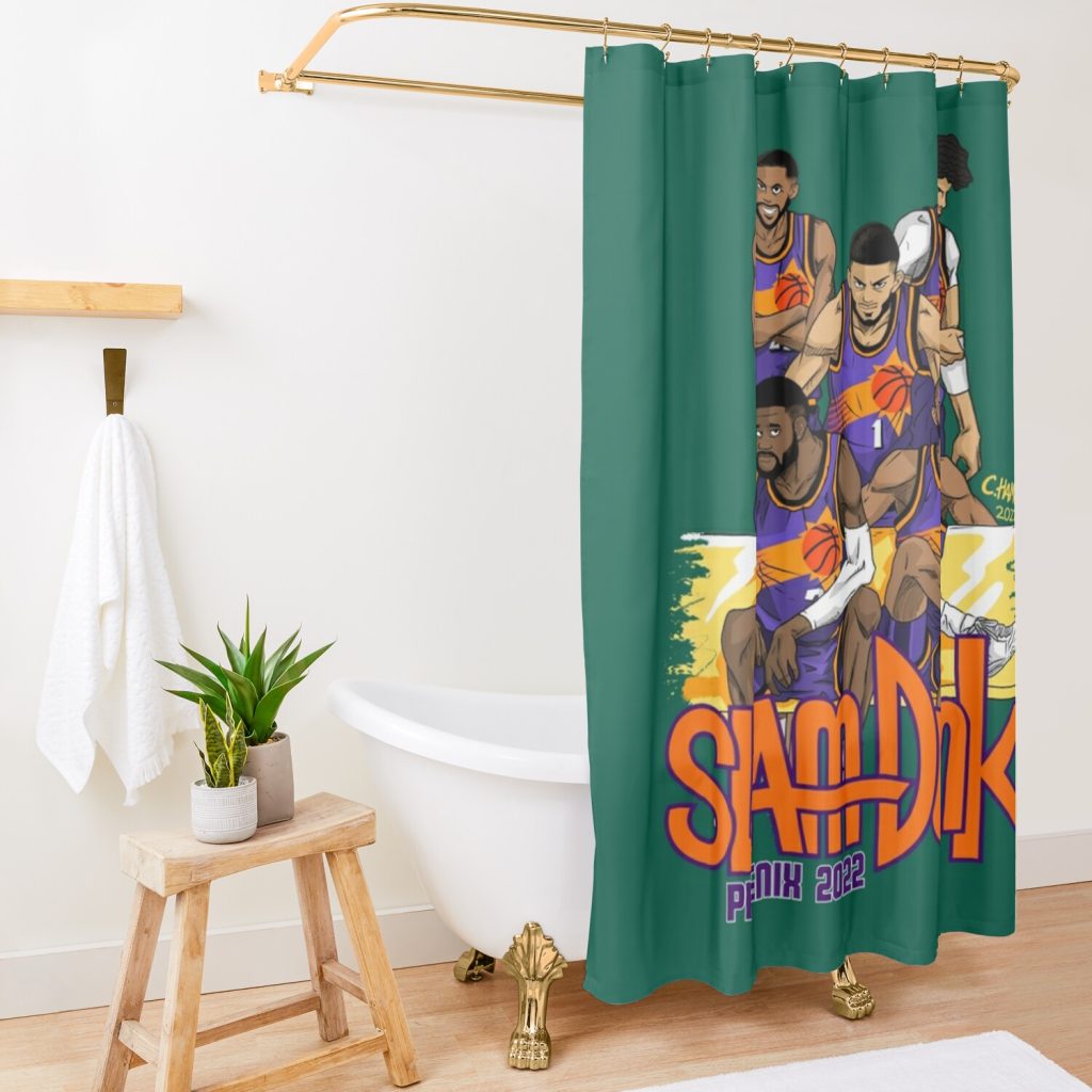 Phoenix Slam Dunk Shower Curtain Official Slam Dunk Merch