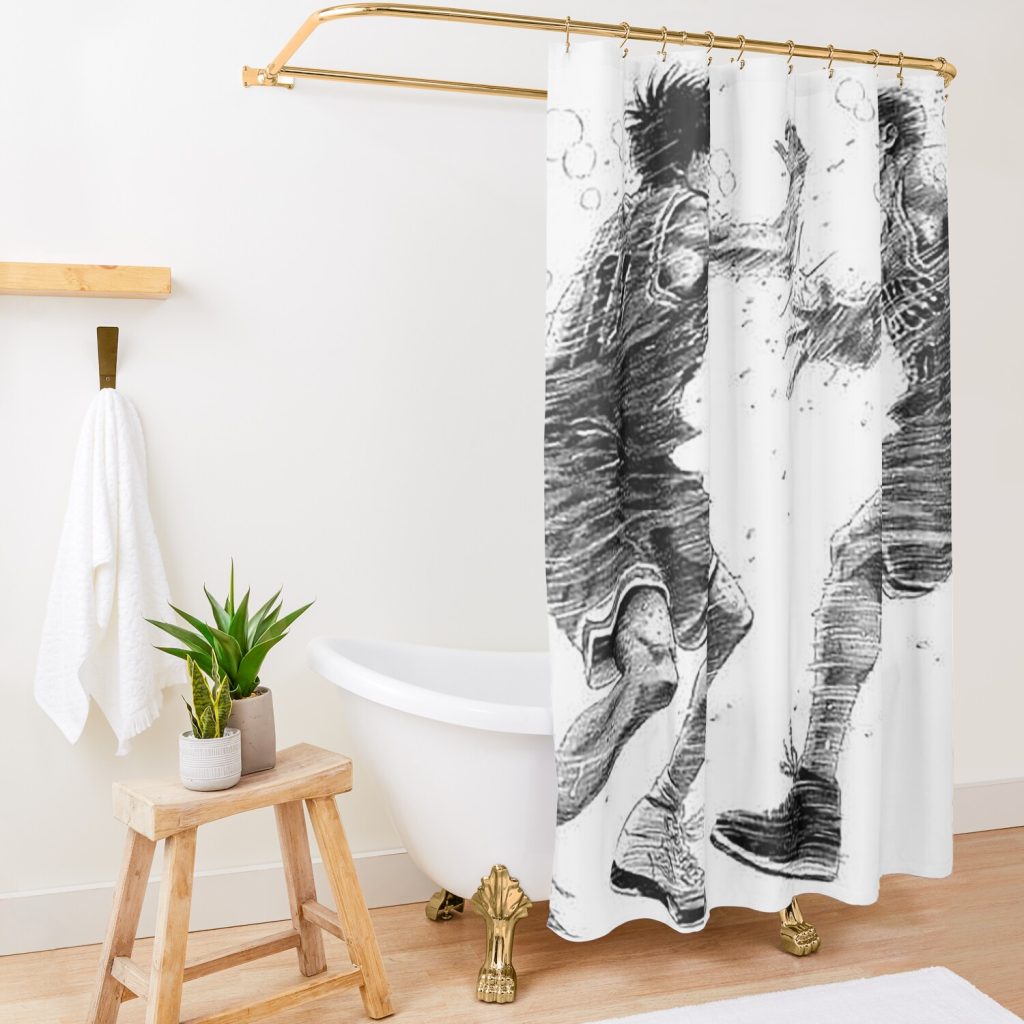 Slam Dunk Shower Curtain Official Slam Dunk Merch