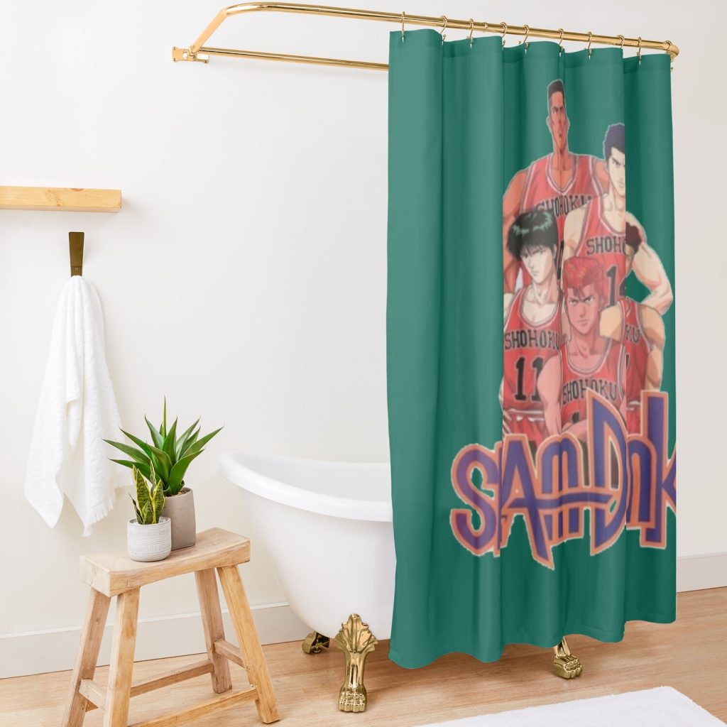 Slam Dunk  (3) Shower Curtain Official Slam Dunk Merch