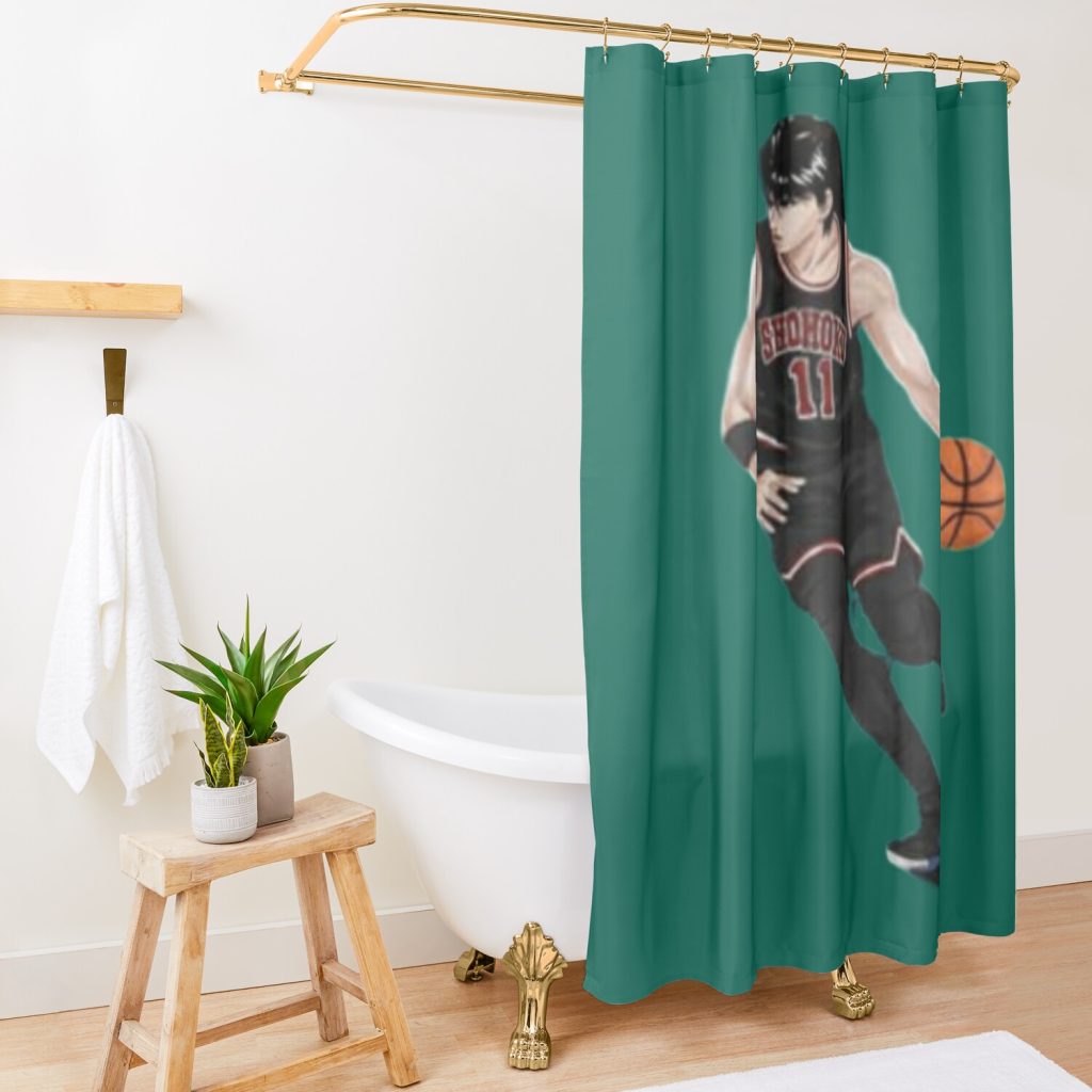 Slam Dunk Anime Shower Curtain Official Slam Dunk Merch