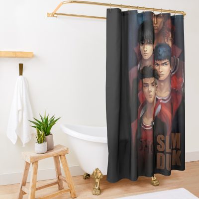 Slam Dunk Anime Shower Curtain Official Slam Dunk Merch