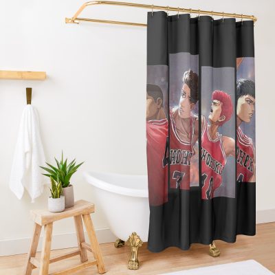 Slam Dunk Basketball Anime Shower Curtain Official Slam Dunk Merch