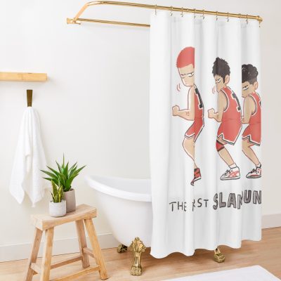 Chibi The First Slam Dunk, Slam Dunk Movie, Slam Dunk Anime Shower Curtain Official Slam Dunk Merch