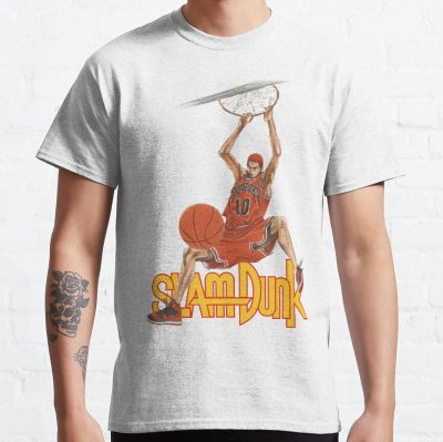 Japanese Slam Dunk Hero T-Shirt Official Cow Anime Merch