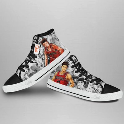 Slam Dunk Miyagi Ryota High Top Shoes - Slam Dunk Shop